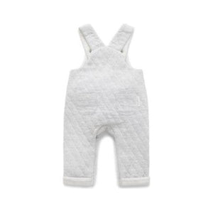 
                  
                    PALE GREY QUILTED OVERALL BY PUREBABY
                  
                