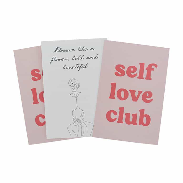 SELF LOVE CLUB BE KIND CARDS BY ANNABEL TRENDS