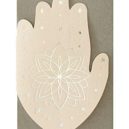 
                  
                    HAMSA LOTUS GREETING CARD BY THE LITTLE PRESS
                  
                