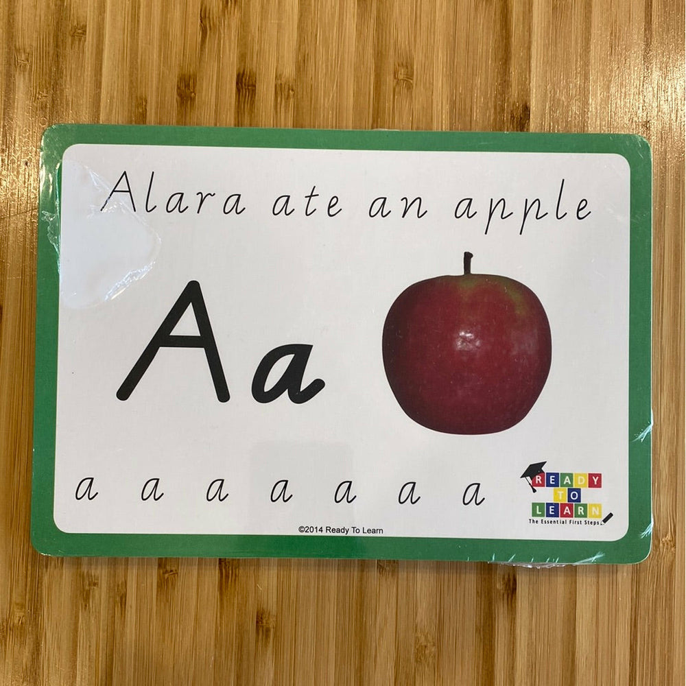 A-Z LETTER FLASHCARDS BY READY TO LEARN