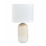 AMALFI RIVER TABLE LAMP WHITE/NATURAL