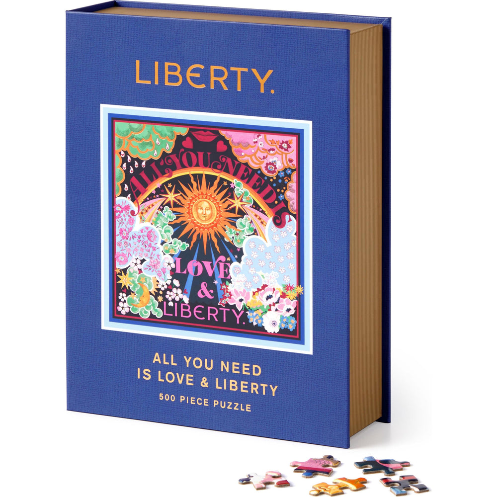 ALL YOU NEED IS LOVE AND LIBERTY BOOK PUZZLE BY GALISON LIBERTY