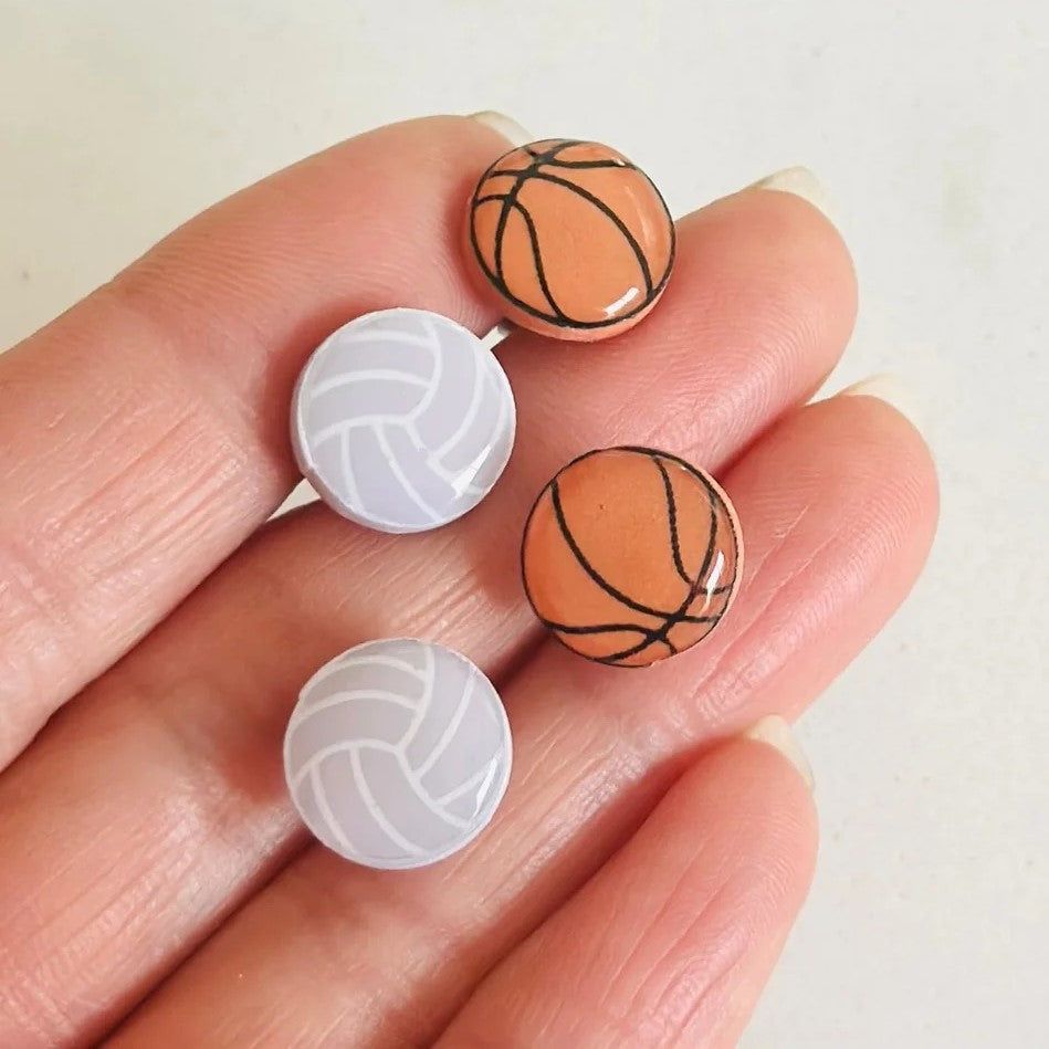 
                  
                    SPORTS BALL STUDS BY SANDS & RILES
                  
                