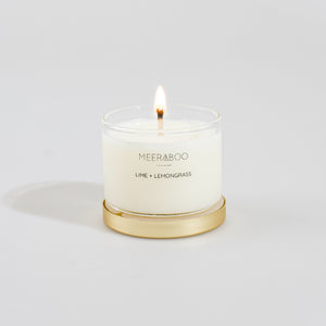 
                  
                    MINI LIME + LEMONGRASS SOY CANDLE BY MEERABOO
                  
                
