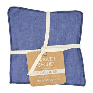 Drawer Sachet - Linen - Pacific Blue Drawer Sachet - Linen - Pacific Blue