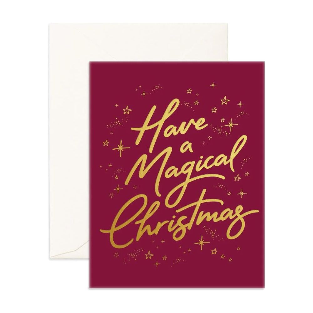 MAGICAL CHRISTMAS GREETING CARD BY FOX & FALLOW