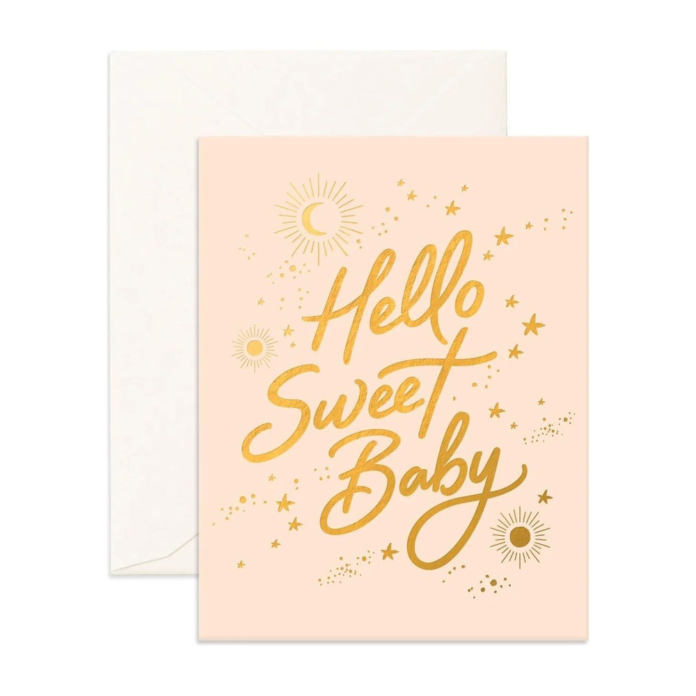 SWEET BABY STARS GREETING CARD BY FOX & FALLOW
