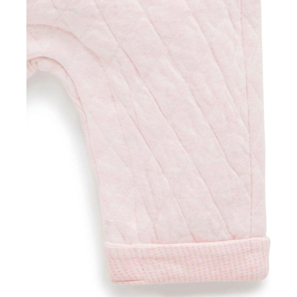 
                  
                    SOFT PINK QUILTED OVERALL BY PUREBABY
                  
                