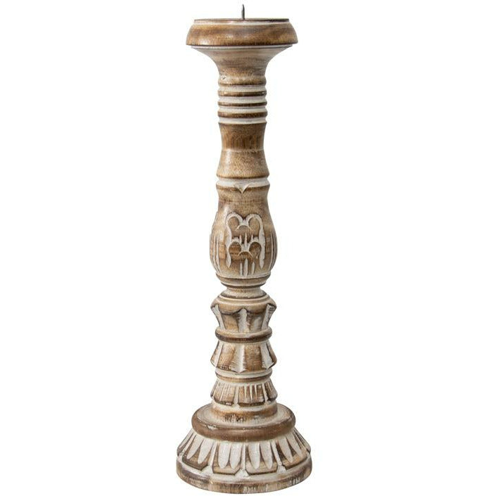 
                  
                    TALL HAND-CARVED EMBELLISHED PILLAR CANDLE
                  
                