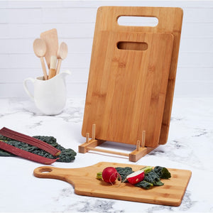
                  
                    BAMBOO CUTTING BOARD SET WITH STAND BY DAVIS & WADDELL
                  
                