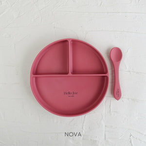 
                  
                    SILICONE SUCTION DIVIDED PLATE BY HELLO JOE THE LABEL
                  
                