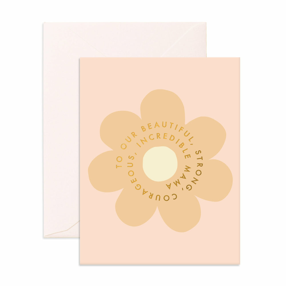 MAMA FLOWER GREETING CARD BY FOX & FALLOW