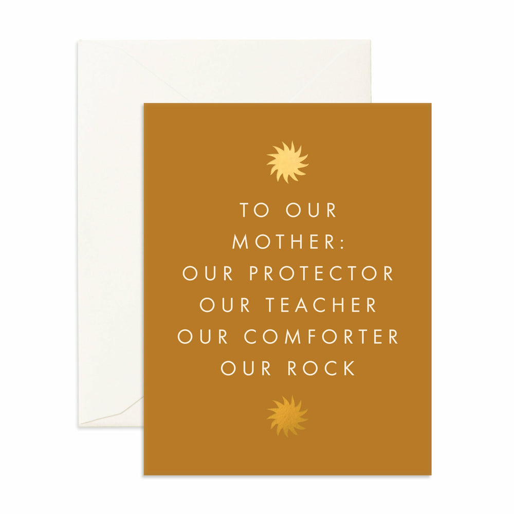 MOTHER PROTECTOR GREETING CARD BY FOX & FALLOW