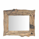 ILAN TEAK WOODEN MIRROR
