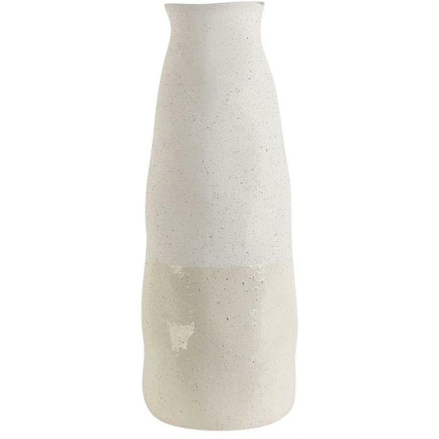 TUBA CERAMIC VASE LARGE WHITE