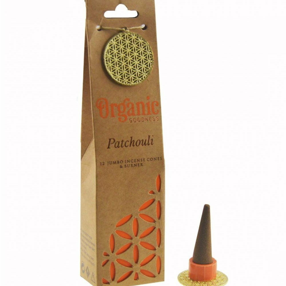 PATCHOULI INCENSE CONES BY ORGANIC GOODNESS