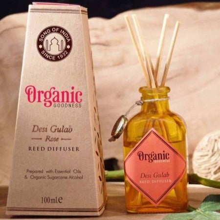 ROSE REED DIFFUSER BY ORGANIC GOODNESS
