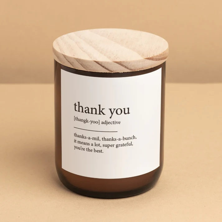 THANK YOU CANDLE BY THE COMMONFOLK COLLECTIVE
