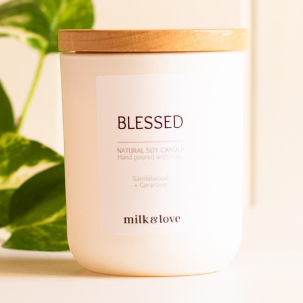 BLESSED CANDLE BY MILK & LOVE