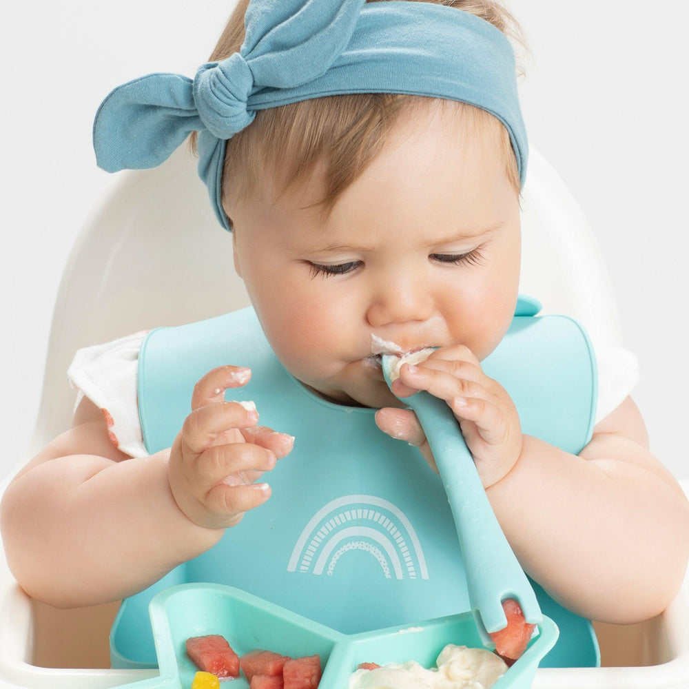 BABY FIRST SILICONE UTENSIL BY LITTLE WOODS