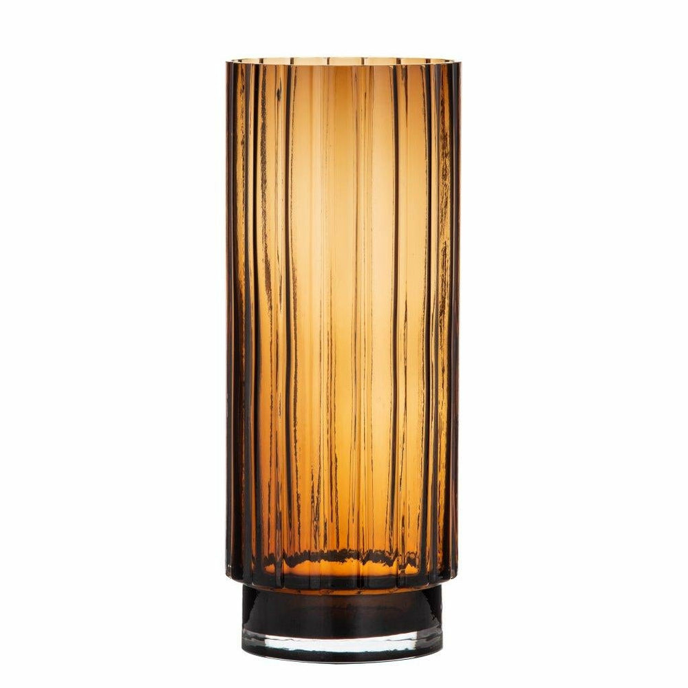 AMBER ZAIRA VASE BY AMALFI