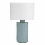 EMPORIUM OSCAR TABLE LAMP BLUE/CREAM