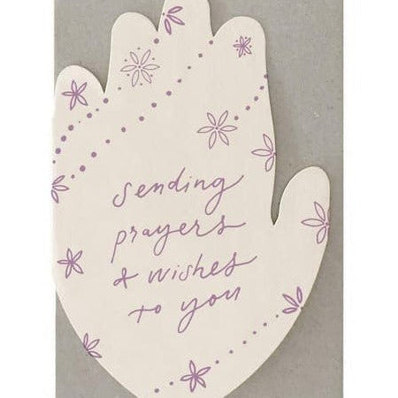 SENDING PRAYERS AND WISHES GREETING CARD BY THE LITTLE PRESS