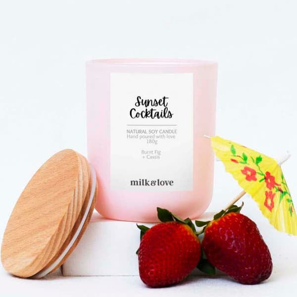 SUNSET COCKTAILS CANDLE BY MILK & LOVE