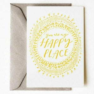 
                  
                    YOU ARE MY HAPPY PLACE GREETING CARD BY THE LITTLE PRESS
                  
                